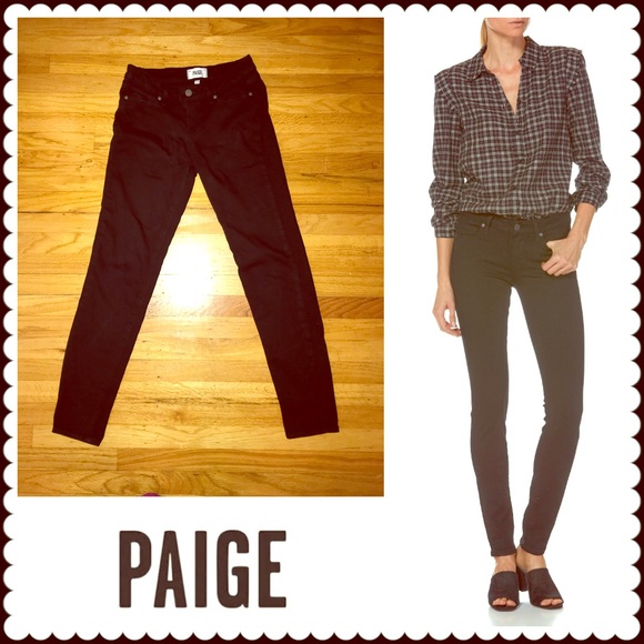 PAIGE Denim - Paige Verdugo Ultra Skinny Black Jean